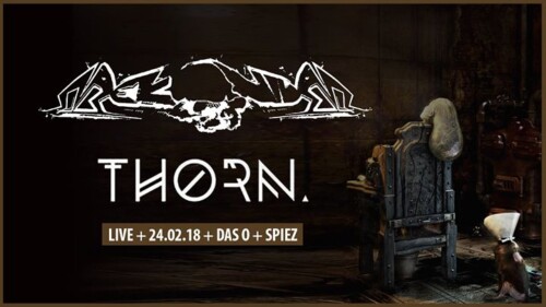 Poster of the event Thorn & Mekonium at Das O, Spiez