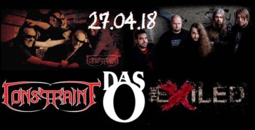 Poster von der Veranstaltung Constraint & The Exiled @ Das O, Spiez