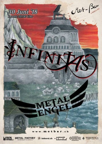 Poster von der Veranstaltung Infinitas & Metalengel @ Met-Bar, Lenzburg