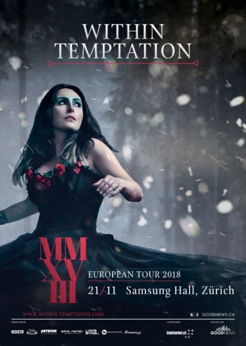 Poster of the event Within Temptation at The Hall, Zürich