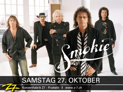 Poster von der Veranstaltung Smokie & Daytona @ Konzertfabrik Z7, Pratteln