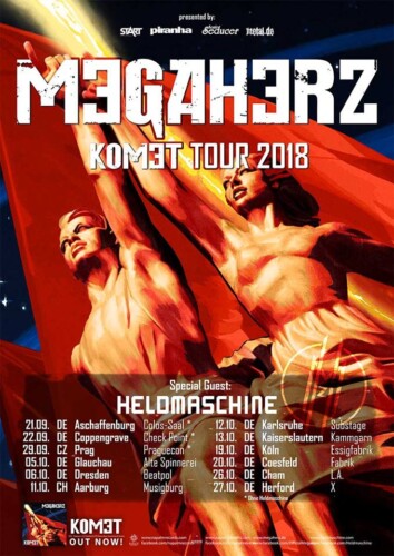 Poster von der Veranstaltung Megaherz & Heldmaschine @ Musigburg, Aarburg