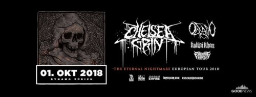 Poster von der Veranstaltung Chelsea Grin, Oceano, Kublai Khan & Enterprise Earth @ Dynamo, Zürich
