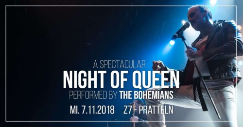 Poster von der Veranstaltung A Spectacular Night Of Queen @ Konzertfabrik Z7, Pratteln