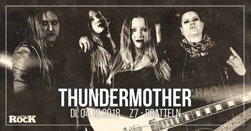 Poster von der Veranstaltung Thundermother & Hardbone @ Konzertfabrik Z7, Pratteln