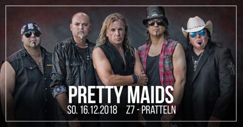 Poster von der Veranstaltung Pretty Maids @ Konzertfabrik Z7, Pratteln