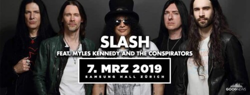 Poster von der Veranstaltung Slash @ The Hall, Zürich