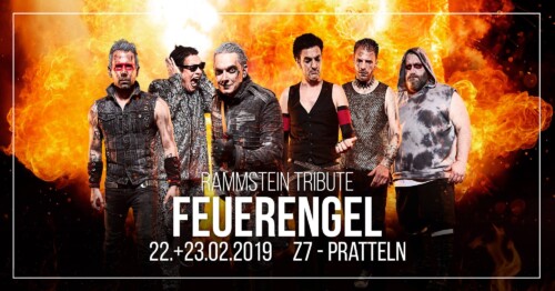 Poster von der Veranstaltung A Tribute To Rammstein - Feuerengel @ Konzertfabrik Z7, Pratteln
