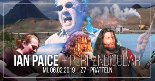 Poster von der Veranstaltung DEEP PURPLE'S IAN PAICE mit PURPENDICULAR @ Konzertfabrik Z7, Pratteln