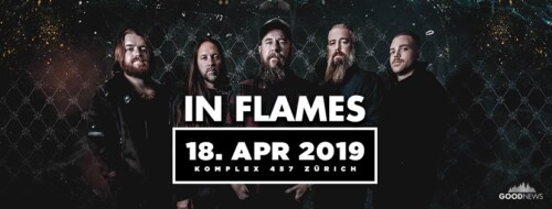 Poster of the event In Flames at Komplex 457, Zürich