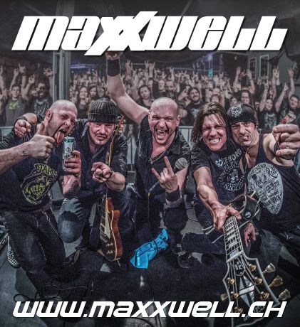 Poster von der Veranstaltung Hardrock Night mit Maxxwell & The Order @ Estrich, Winistorf
