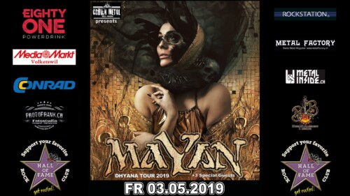 Poster von der Veranstaltung Mayan & Guest @ Hall of Fame, Wetzikon