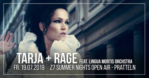 Poster von der Veranstaltung Tarja & Rage feat. Lingua Mortis Orchestra @ Konzertfabrik Z7, Pratteln