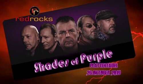 Poster of the event Shades Of Purple at Redrocks, Basel