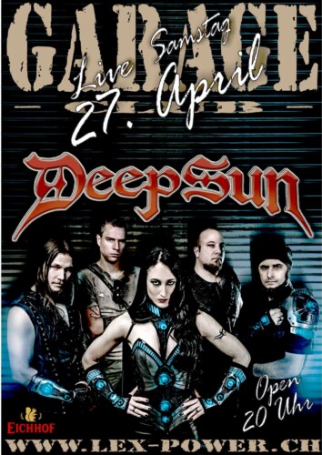Poster of the event Deep Sun at Garage Club