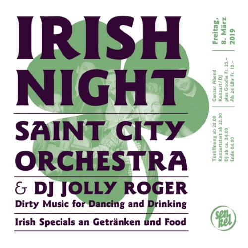 Poster von der Veranstaltung Saint City Orchestra @ Senkel, Stans