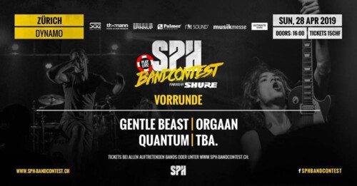 Poster of the event SPH Bandcontest Vorrunde // Zürich at Dynamo, Zürich