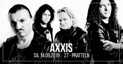 Poster von der Veranstaltung Axxis @ Konzertfabrik Z7, Pratteln