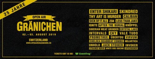 Poster von der Veranstaltung Open Air Gränichen @ Gränichen