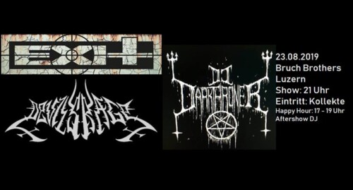 Poster of the event Devils Rage & Exit at The Bruch Brothers, Luzern