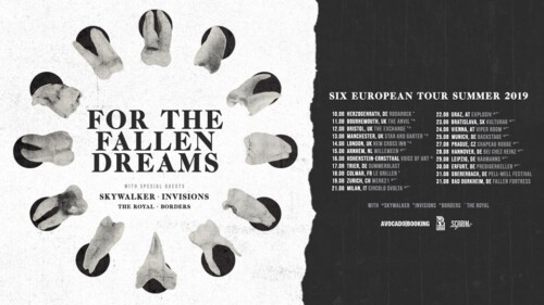 Poster von der Veranstaltung For The Fallen Dreams @ 