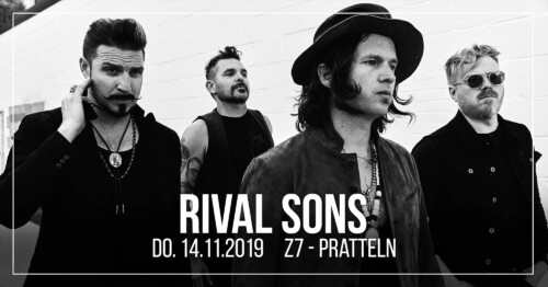 Poster von der Veranstaltung Rival Sons @ Konzertfabrik Z7, Pratteln
