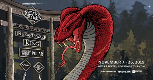Poster von der Veranstaltung Impericon Never Say Die Tour 2019 @ Konzertfabrik Z7, Pratteln