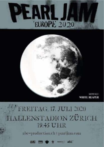 Poster von der Veranstaltung Neues Datum: Pearl Jam @ Hallenstadion, Zürich