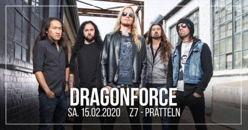 Poster of the event Dragonforce, Frozen Crown & ‡ Athanasia ‡ at Konzertfabrik Z7, Pratteln