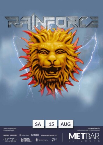 Poster of the event Rainforce & TMCL Rockband at Met-Bar, Lenzburg