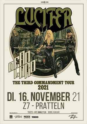 Poster von der Veranstaltung Lucifer @ Konzertfabrik Z7, Pratteln