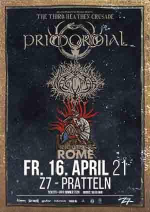 Poster von der Veranstaltung PRIMORDIAL - NAGLFAR @ Konzertfabrik Z7, Pratteln