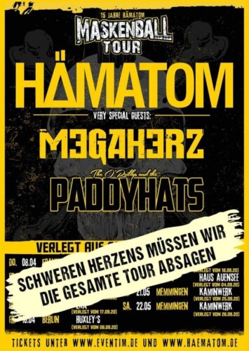 Poster von der Veranstaltung Hämatom @ Konzertfabrik Z7, Pratteln