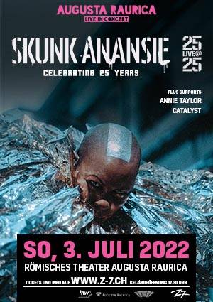Poster von der Veranstaltung SKUNK ANANSIE @ Theater Augusta Raurica