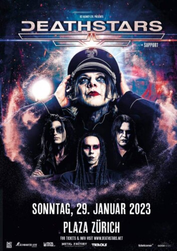 Poster von der Veranstaltung DEATHSTARS @ Plaza Kosmos AG