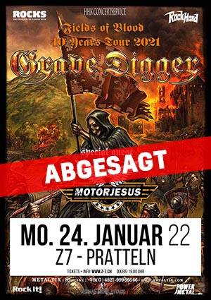 Poster von der Veranstaltung ‘Fields of Blood’ 40 Years Tour 2022 @ Konzertfabrik Z7, Pratteln
