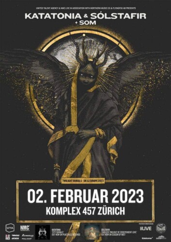 Poster von der Veranstaltung KATATONIA & SOLSTAFIR @ Komplex 457, Zürich