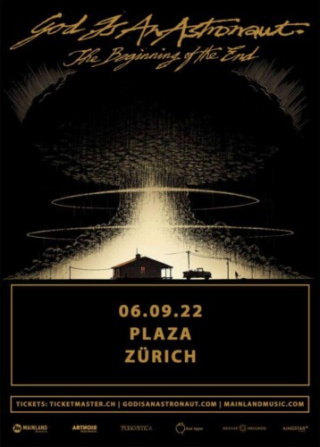 Poster of the event God Is An Astronaut at Plaza Klub, Zürich