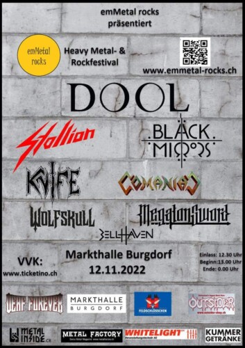 Poster von der Veranstaltung emMetal Rocks @ Markthalle, Burgdorf