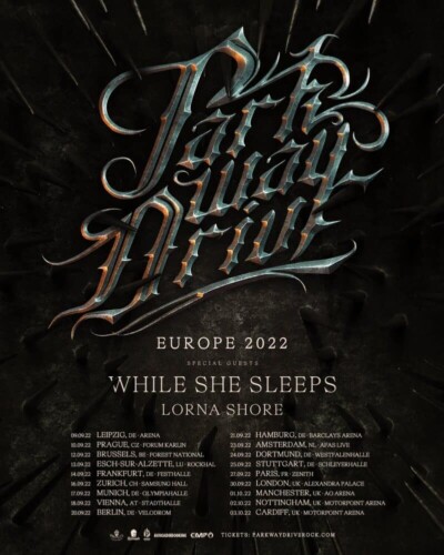 Poster of the event Parkway Drive, While She Sleeps & Lorna Shore at The Hall, Zürich