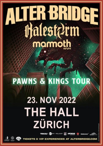 Poster von der Veranstaltung PAWNS & KINGS TOUR @ The Hall, Zürich