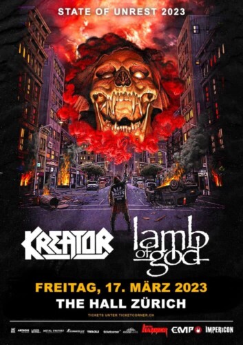 Poster of the event STATE OF UNREST 2023 at The Hall, Zürich