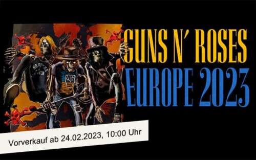 Poster von der Veranstaltung Guns N' Roses @ BEA Bernexpo AG