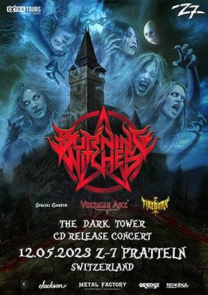 Poster of the event The Dark Tower CD Release Concert at Konzertfabrik Z7, Pratteln