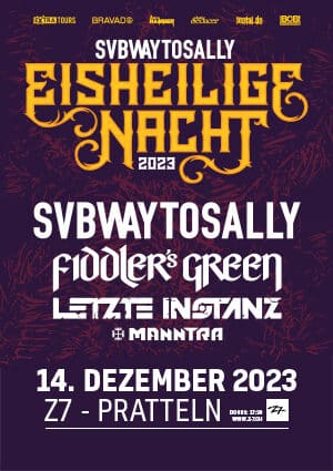 Poster von der Veranstaltung EISHEILIGE NACHT 2023 @ Konzertfabrik Z7, Pratteln