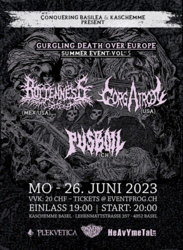 Poster von der Veranstaltung Conquering Basilea Summer Event Vol. V @ Kaschemme Basel