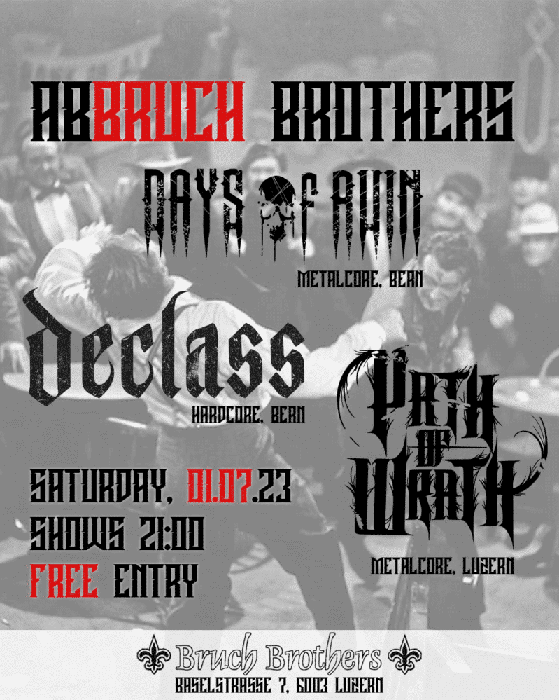 Poster from the event