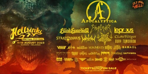 Poster von der Veranstaltung Hellsinki Metal Festival 2023 @ Jäähalli (Nordis), Helsinki