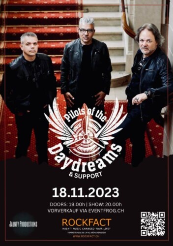 Poster of the event Pilots Of The Daydream | Support TBA at Rockfact Music Club, Münchenstein