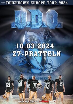 Poster von der Veranstaltung U.D.O @ Konzertfabrik Z7, Pratteln